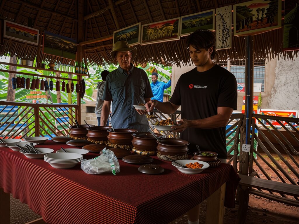 Lunch Time | Chamecha Mana Culture Tourism Materuni Traditional Meal